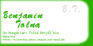 benjamin tolna business card